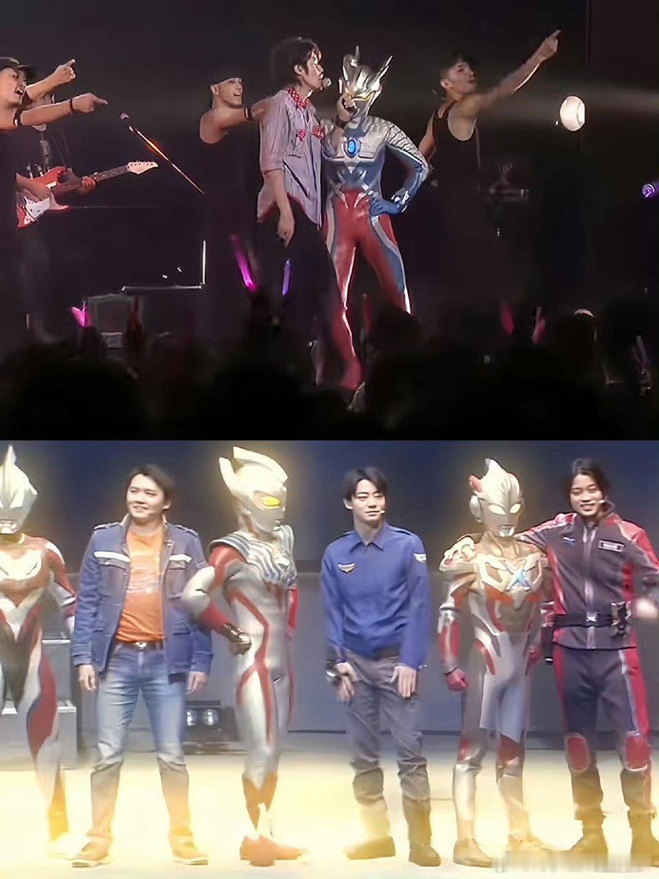 第一次见奥特曼开演唱会 天呐噜，奥特曼在明星界也是“顶流”，王俊凯、丁禹兮都是粉