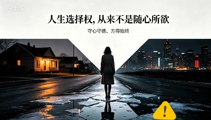 人生选择权，从来不是随心所欲
 
一位网友发来自己的困惑：离婚五年了，前夫还在等