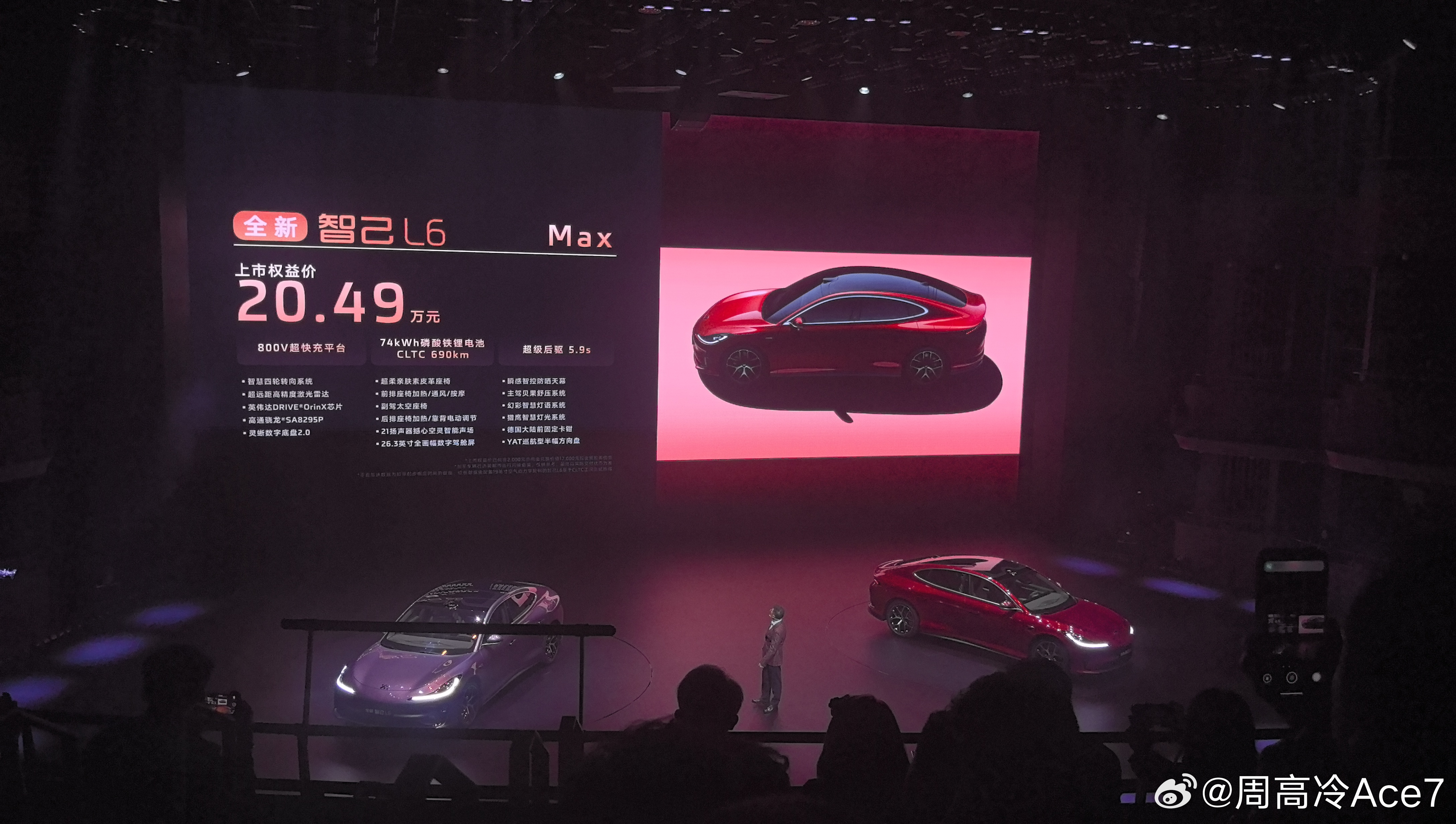 智己L6最顶的Ultra来到了26.49万，搁三年前我买车时候根本就不敢想……日