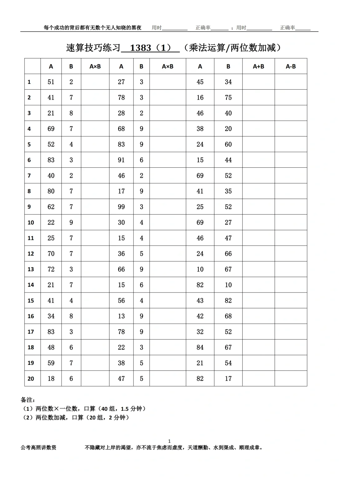 资料分析速算练习1383