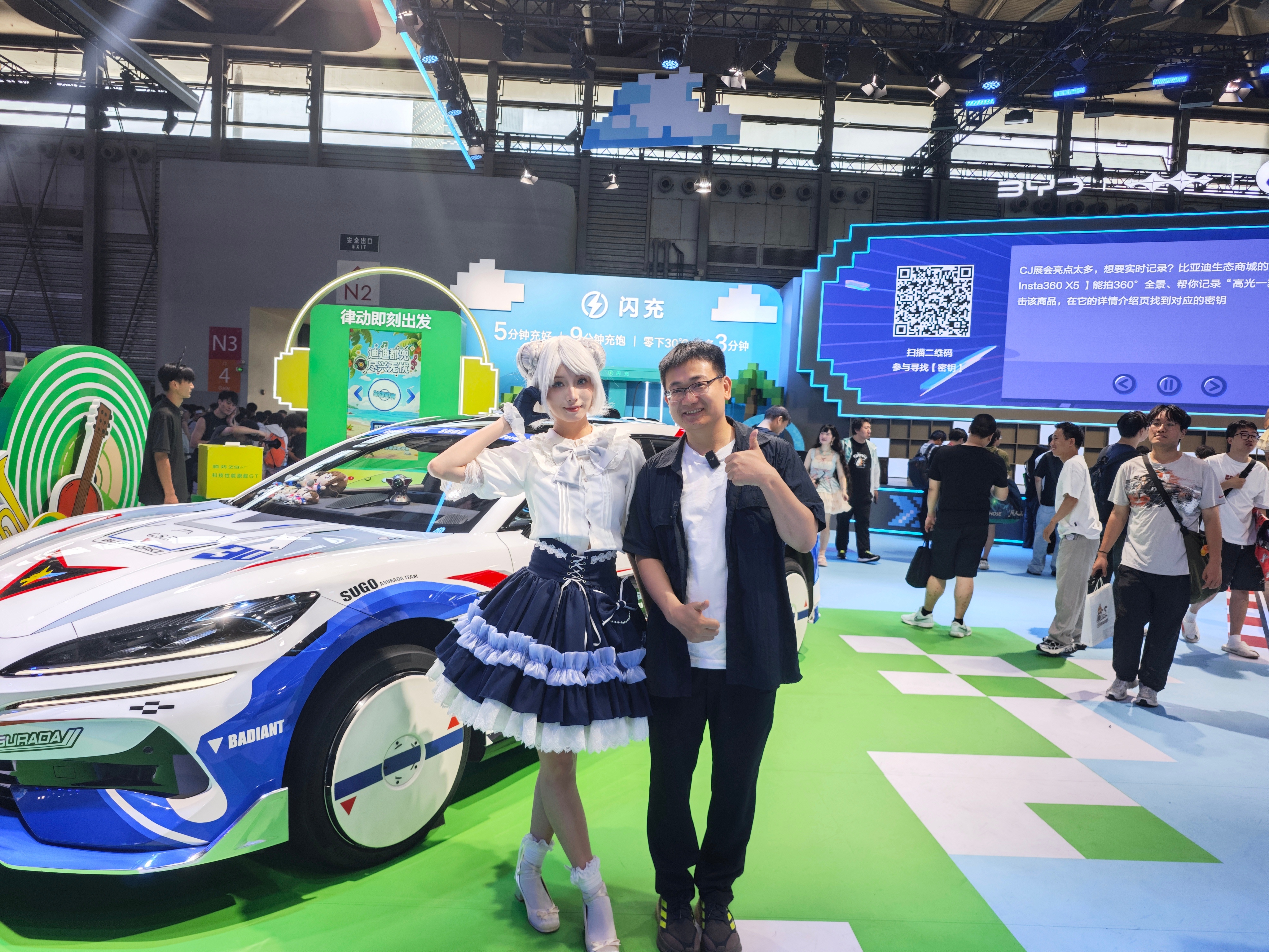 2026ChinaJoy，游戏玩家的狂欢日，比亚迪成功融入游戏圈。位置就在最火爆