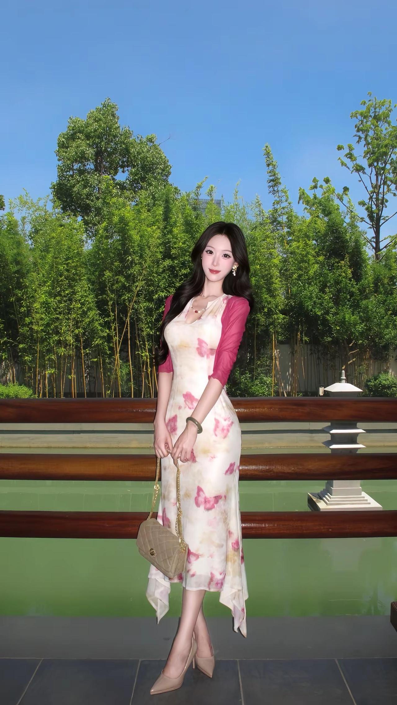 曾许人间第一流温婉风穿搭 中式园林穿搭灵感 中式庭院穿搭