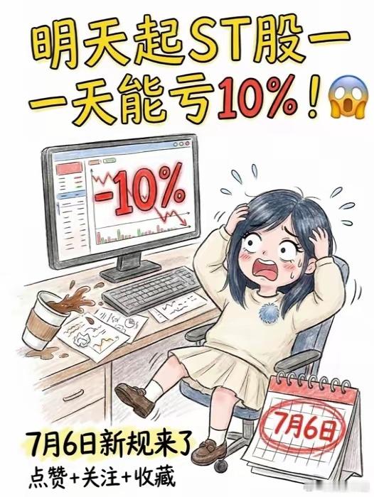 7月6日起A股交易规则大调整，【A股交易新规 ST股涨跌幅】直接关系到每一个股民