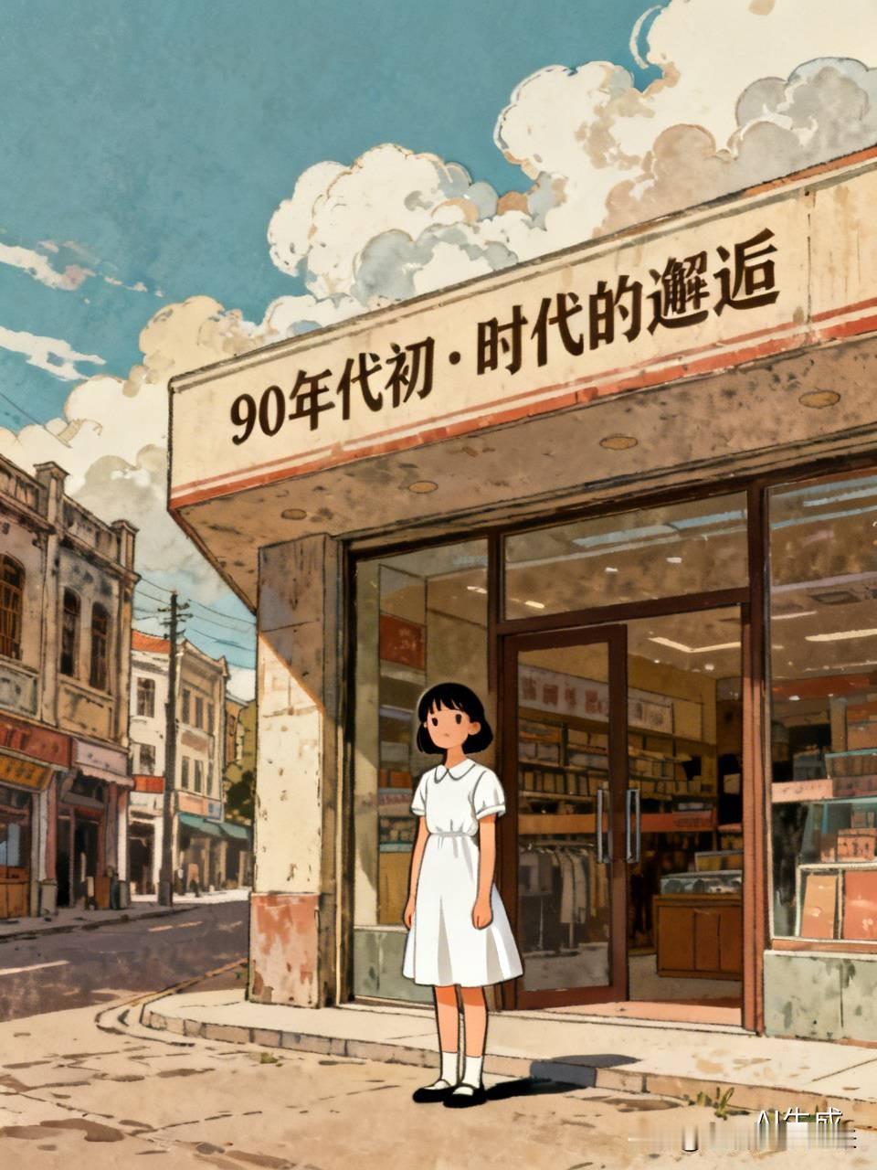 90年代初期，正值时代红利期。有个考上高中的女学生，外出逛商场时，邂逅了一位区域