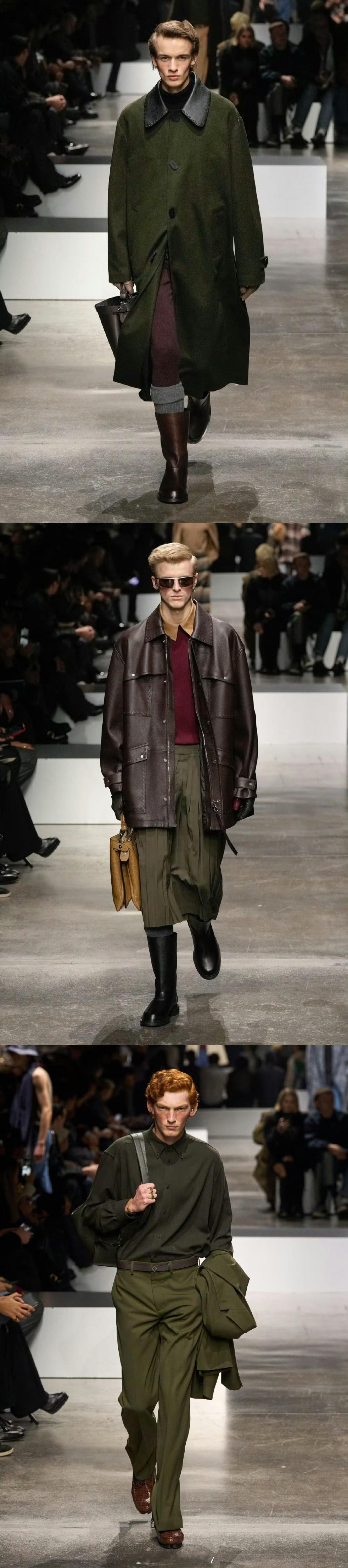 Fendi 2024 秋冬男装秀 • 兼具日常着装与时髦的秋冬男装系列！细腻垂感