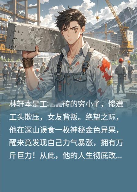 林轩本是工地搬砖的穷小子，惨遭工头欺压，女友背叛。绝望之际，他在深山误食一枚神秘