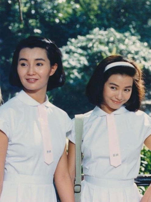 1987年，《流金岁月》中的张曼玉与钟楚红。 ​​​