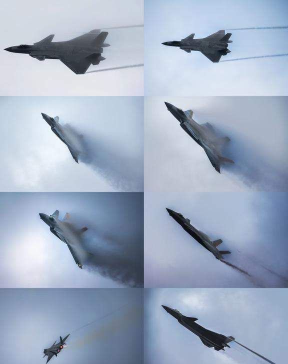 【2024珠海航展】中国空军J20威龙神龙下九天，威震天下航空 飞机 航空
【2