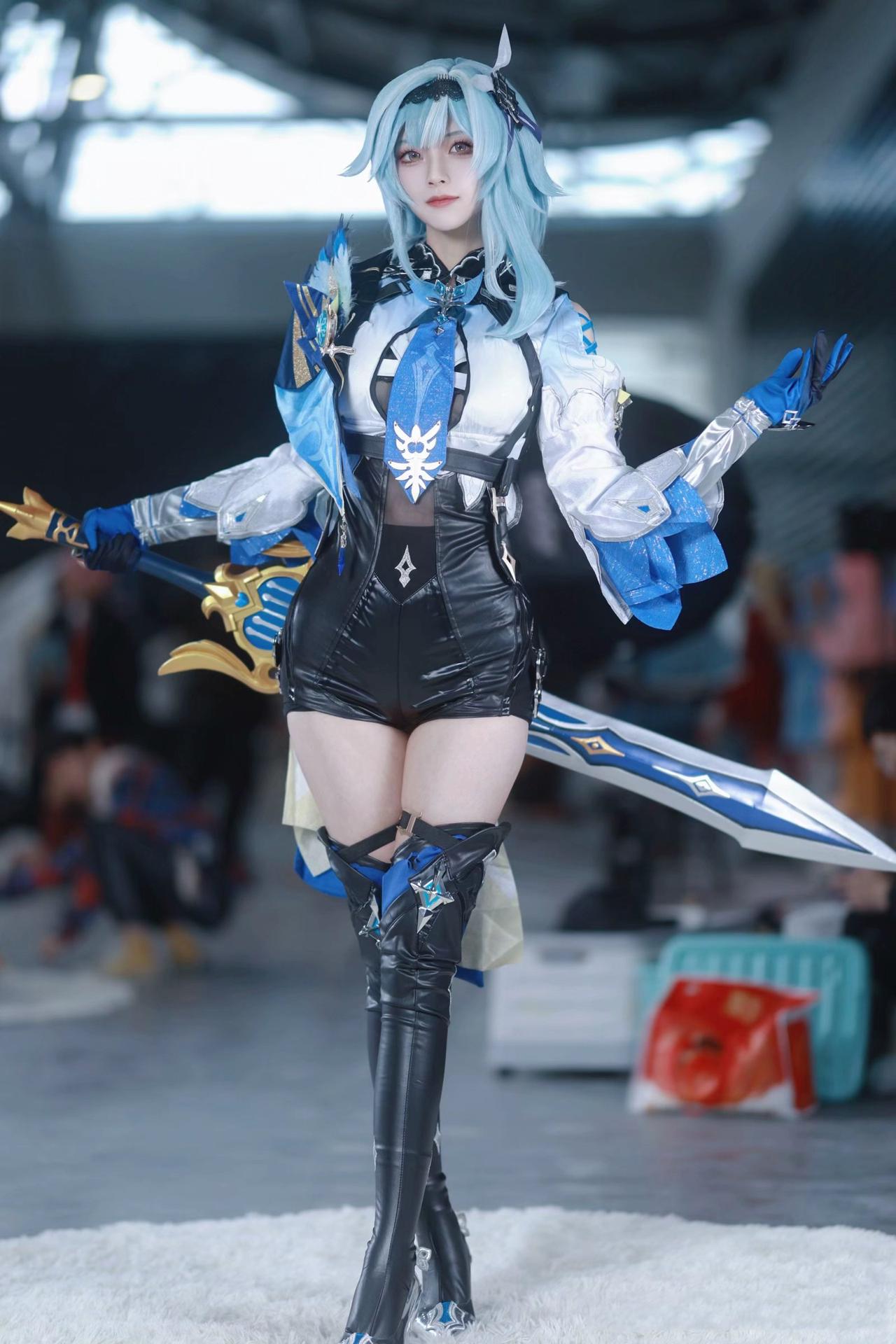 优菈已经很完美了，现实中的COSER比动漫策划更会更活儿！
COSER：八云想变