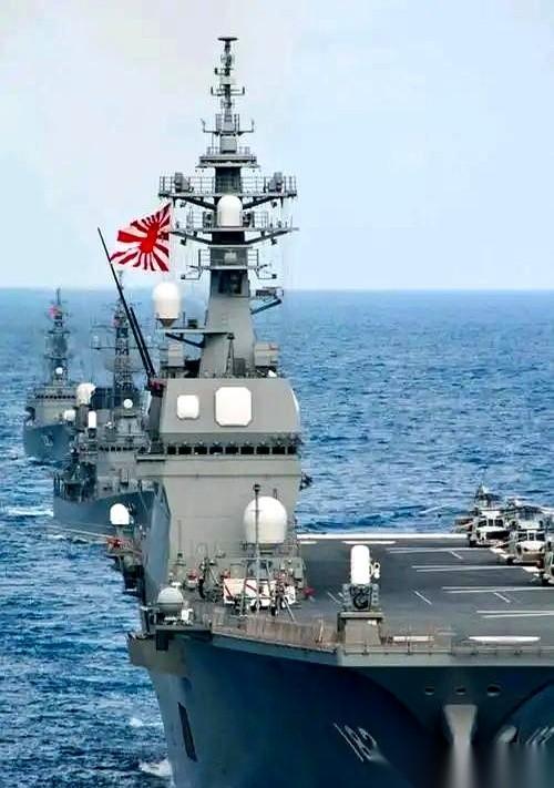 那艘船，明面上叫“驱逐舰”。
但明眼人都看得出来，那平直的甲板，那巨大的吨位，就