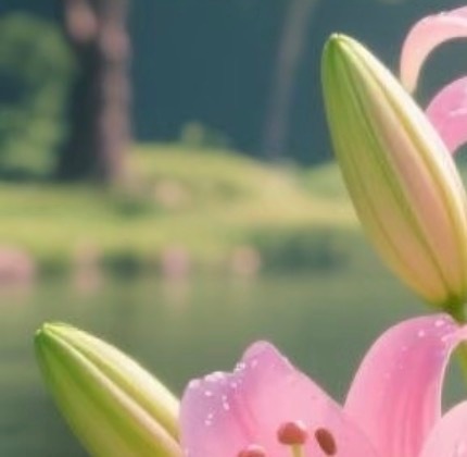 每日一善💜月尹星邱兔种植笔记｜百合 0000百合花姿挺拔，花瓣舒展大方，从花苞