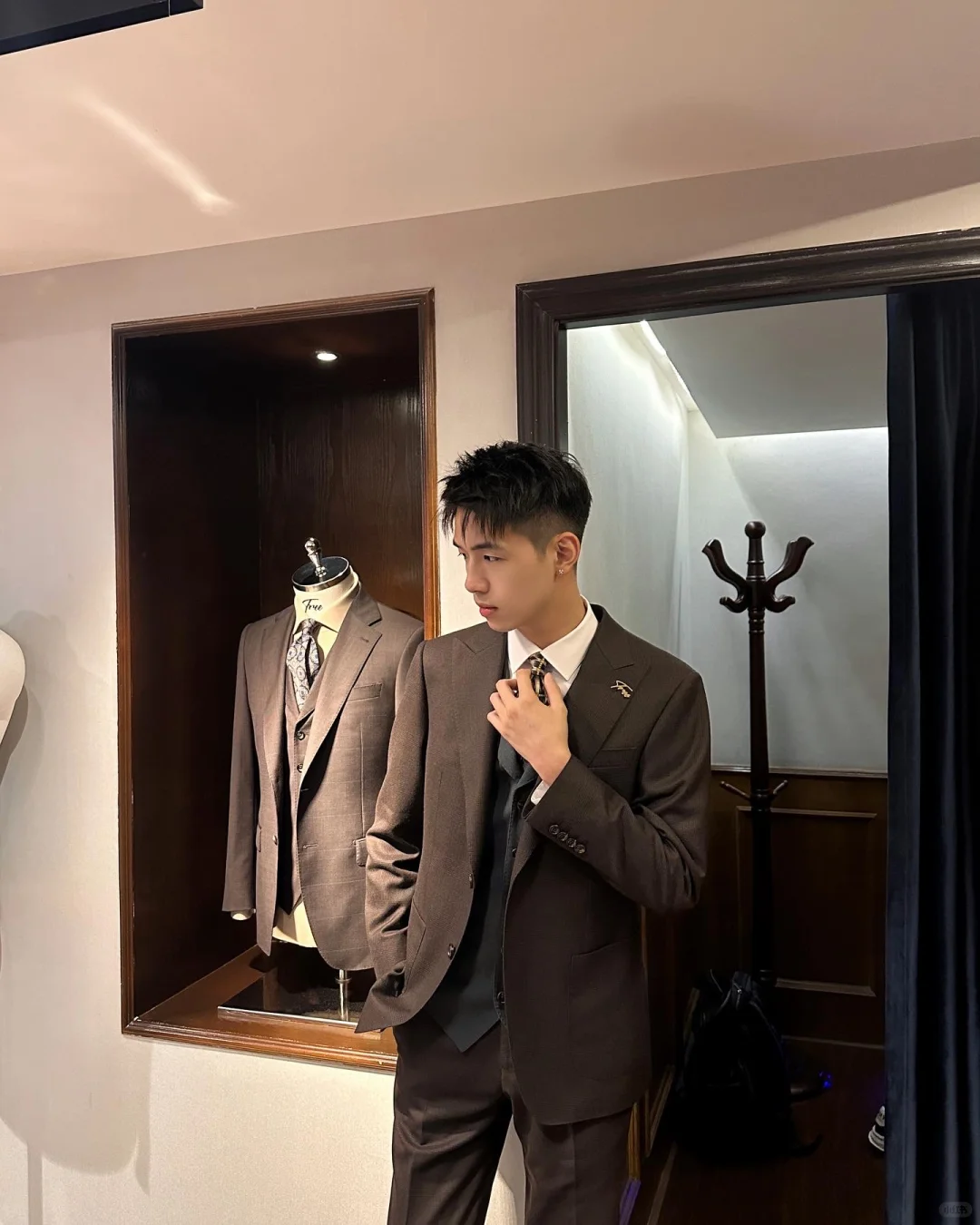 当弟弟穿上西装🤵‍♂️