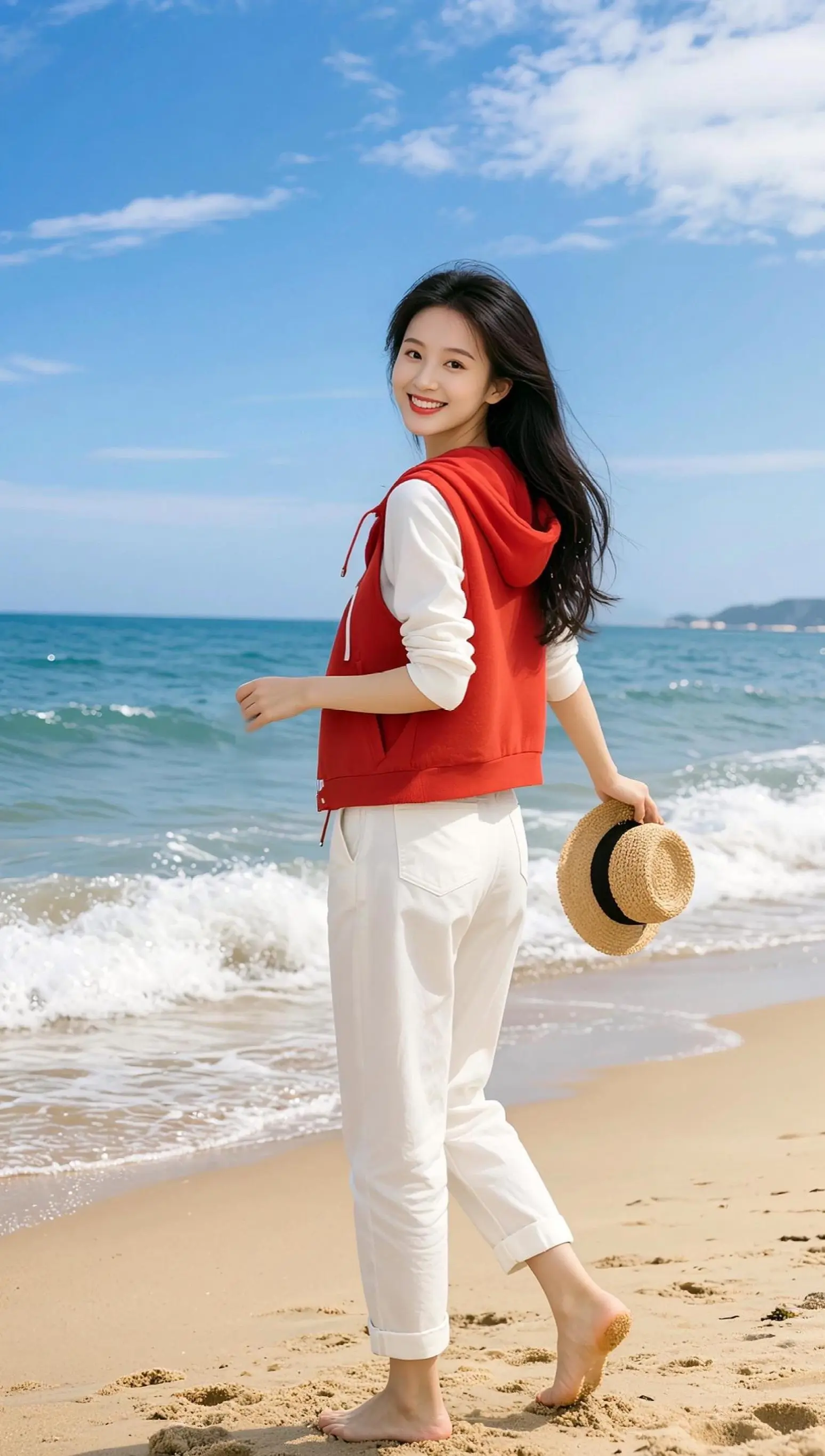 AI海滨随拍 ai创作