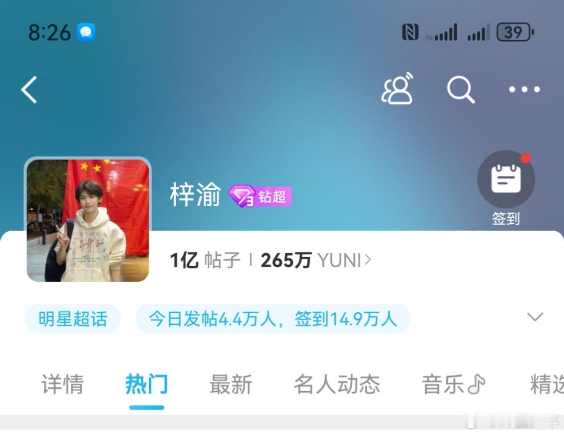 田栩宁梓渝展轩刘轩丞超话发帖量 凭借同一部作品出圈后，四位演员的超话热度各有体现