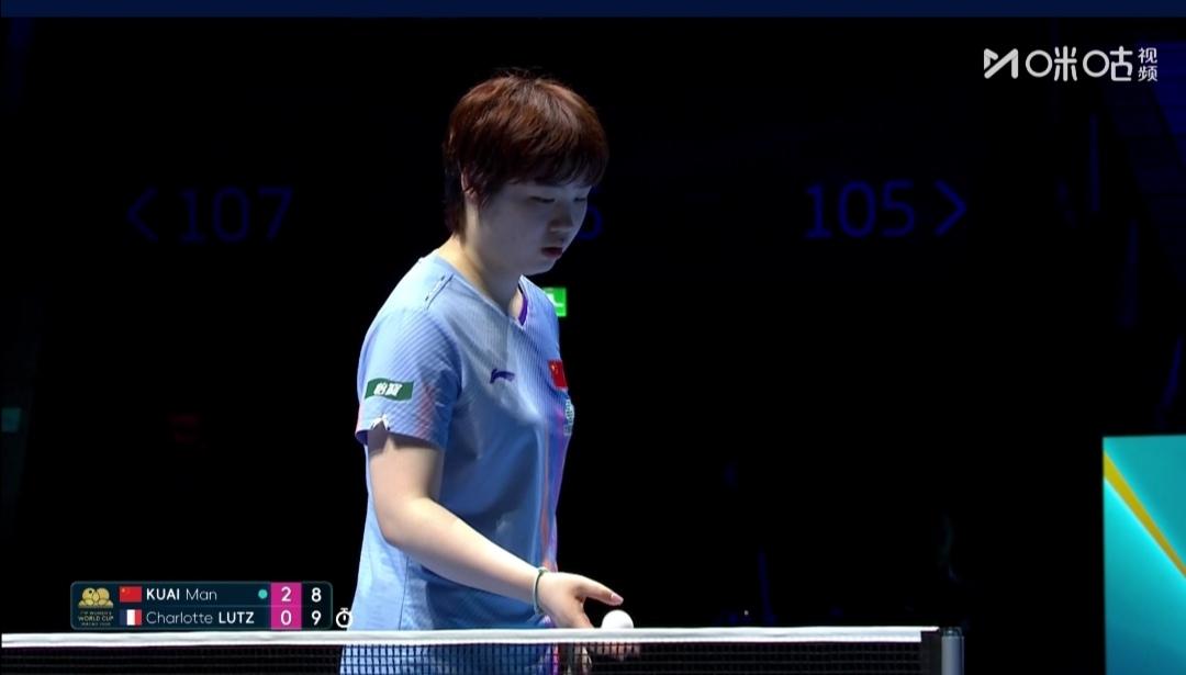 蒯曼3：2法国卢茨，惊险获胜！


蒯曼同样获得了伦敦世乒赛参赛资格！

澳门世