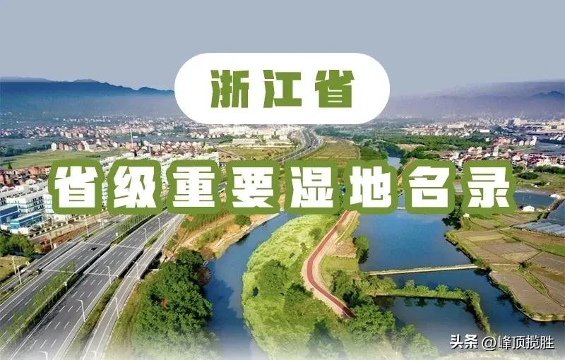 浙江省级重要湿地清单（94处）

截止2025年5月12日，浙江省级重要湿地共计
