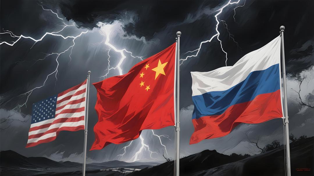 一个到了，一个在路上。中美俄三国这次能不能在北京凑一桌？哪怕只是寒暄几句
特朗普