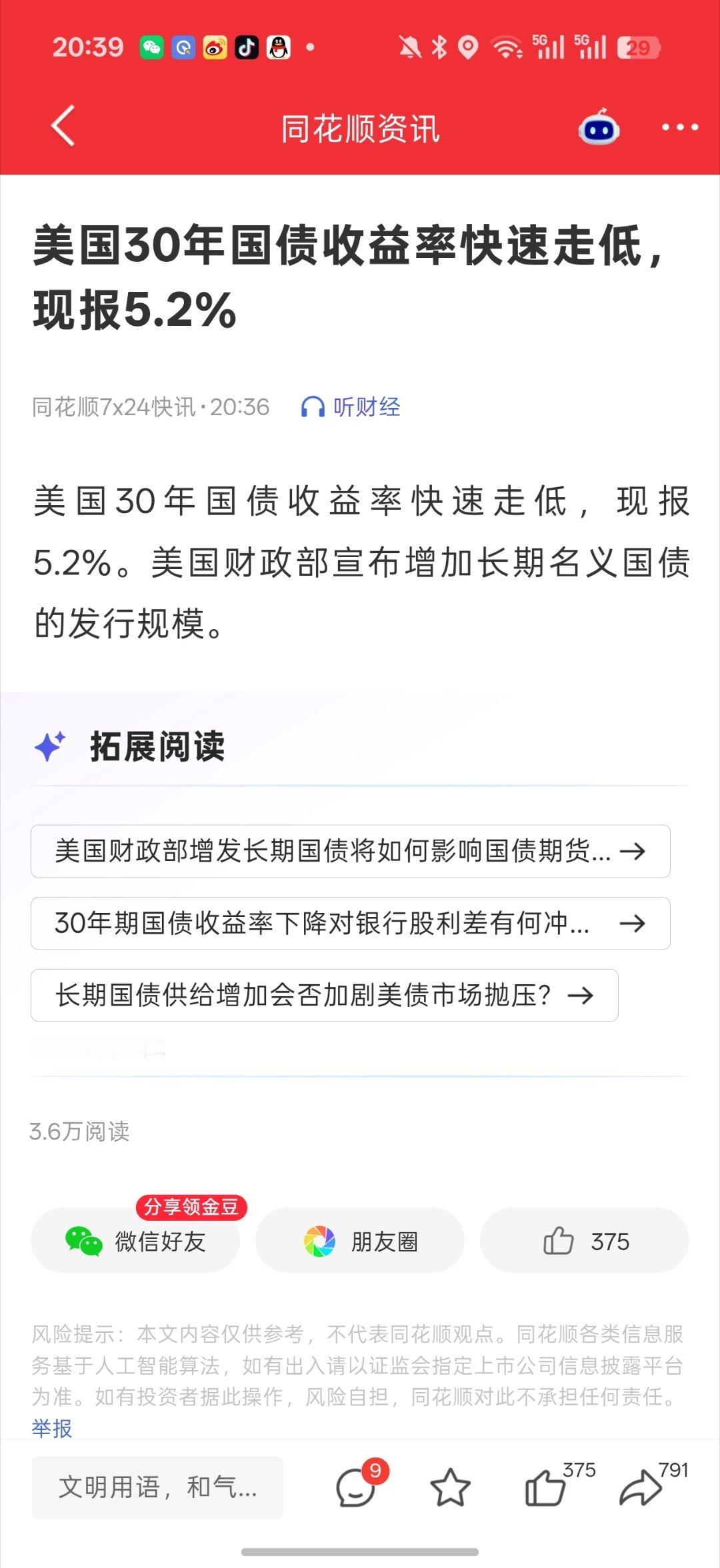 基金 夜盘第一个好消息来了美国国债收益率快速走低美元大幅下降黄金，白银直线拉升通