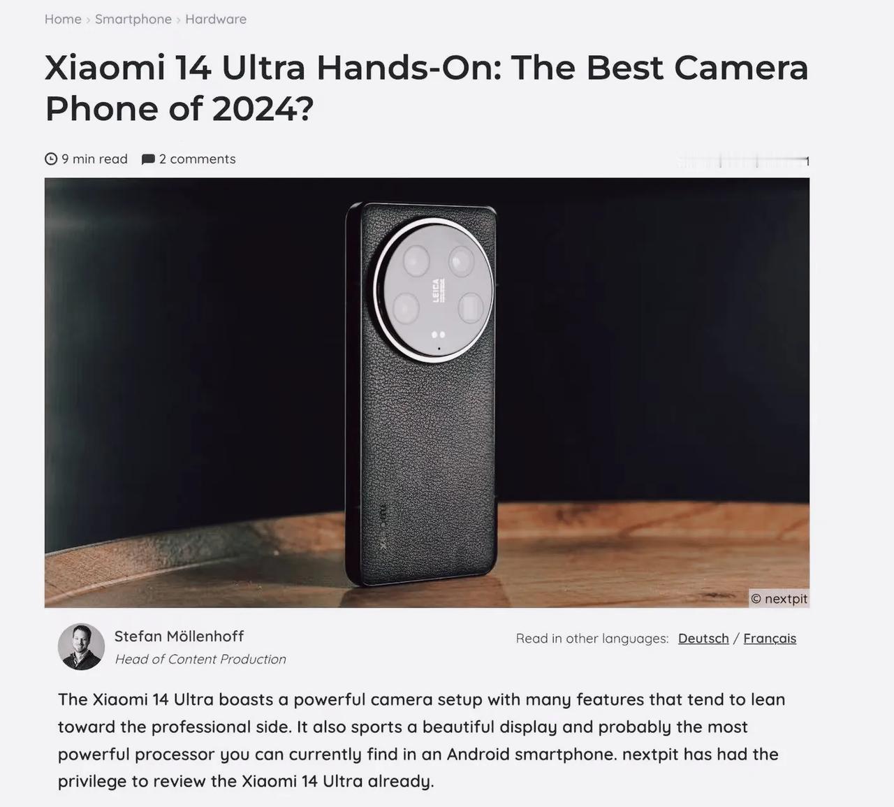 库克懵逼！小米14U，海外卖1.2万，路子太野了

近日，14U亮相巴展，而且定