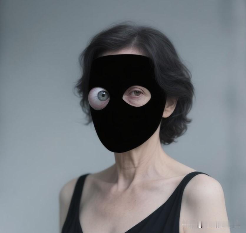 长相平常无需怪，底线别失心要在。
皮囊天赐不由人，品行在心自剪裁。

五官古怪天