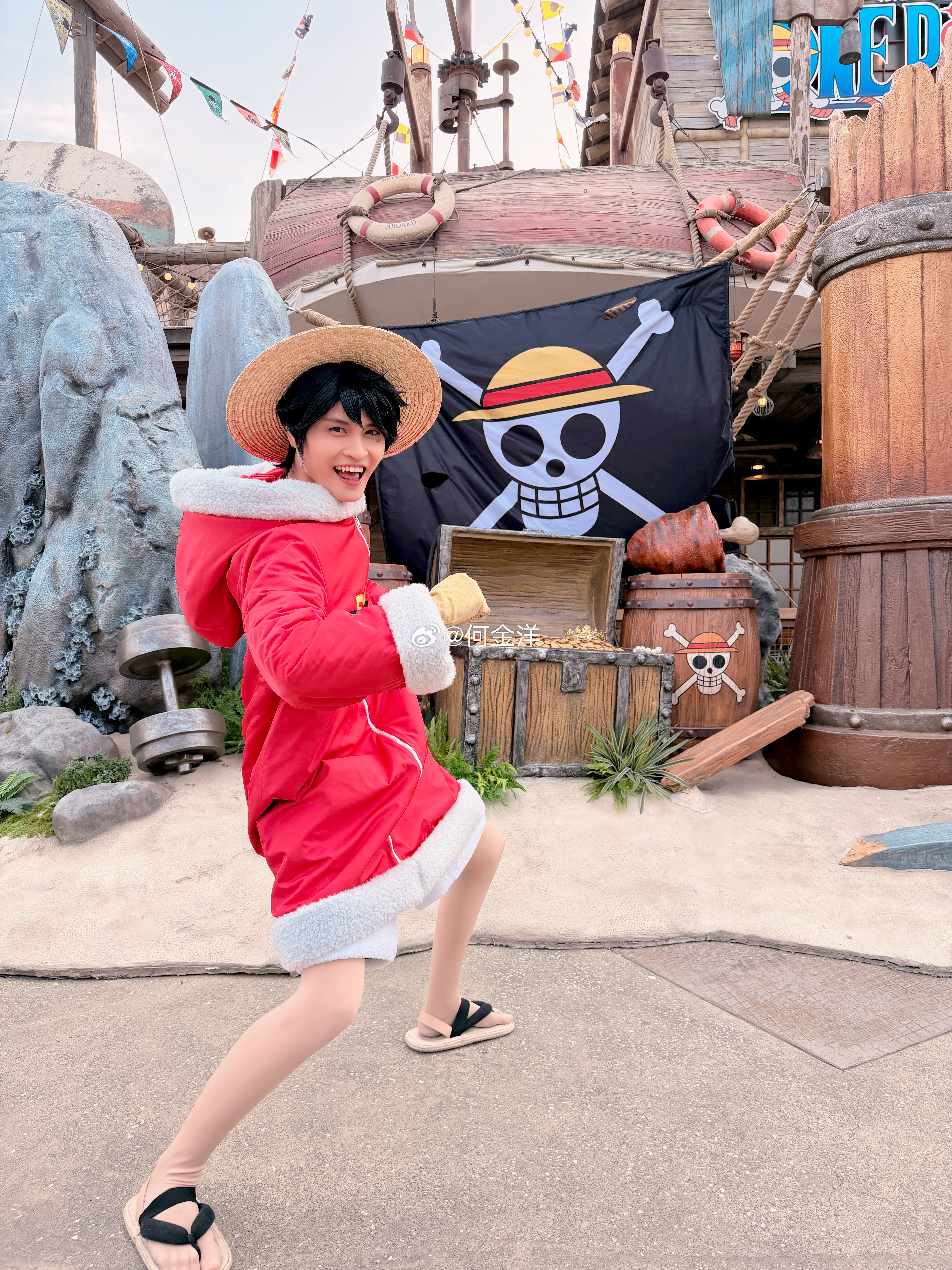 草帽一伙在此集结！！熟悉的旗帜正随风猎猎作响，那些曾陪伴你一同追逐梦想、历经冒险