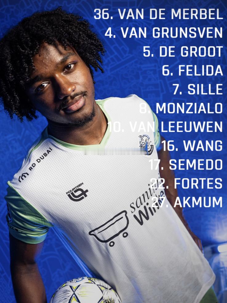 荷乙 邓伯什3-1战胜FC埃因霍温 中国球员王博豪首发出战本场比赛结束后 王博豪