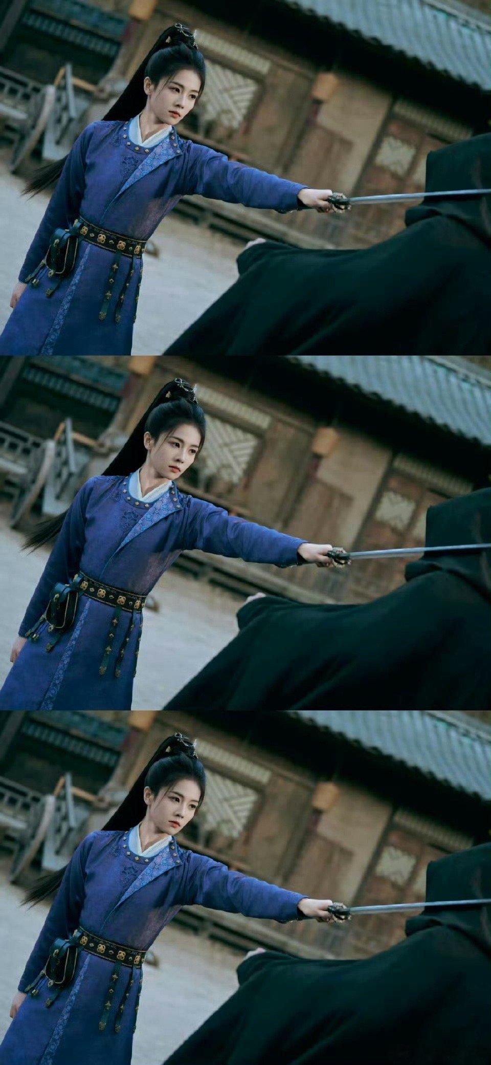 不知道白鹿的打戏很曼妙 被白鹿打戏惊艳！《唐宫奇案》里双刀凌厉，白绫柔中带刚，行