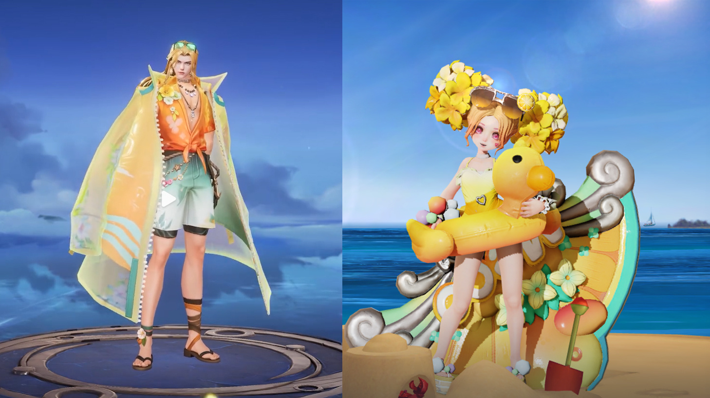 小乔这一套星元跟周瑜好搭！#王者荣耀# #周瑜熔金海岸皮肤# ​​​