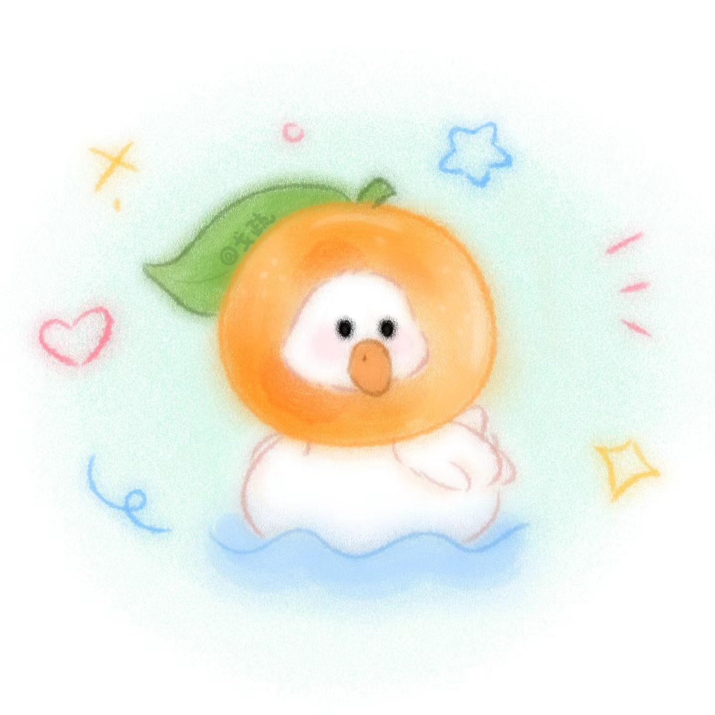 水果小动物头像[毛球]cr：红薯  戈疏#头像##可爱头像# ​​​