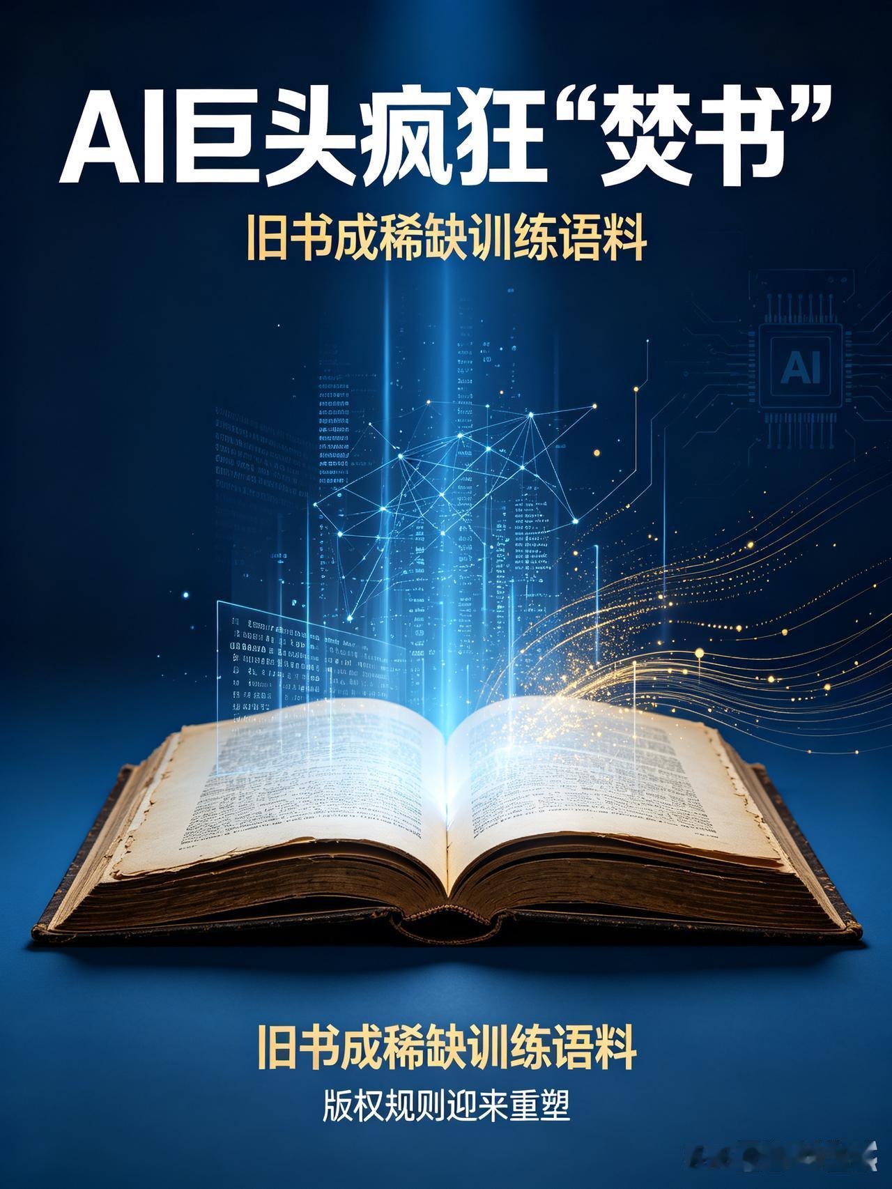 AI巨头开启“数字焚书”，优质语料稀缺催生全新版权赛道
 
近期曝光的“巴拿马计