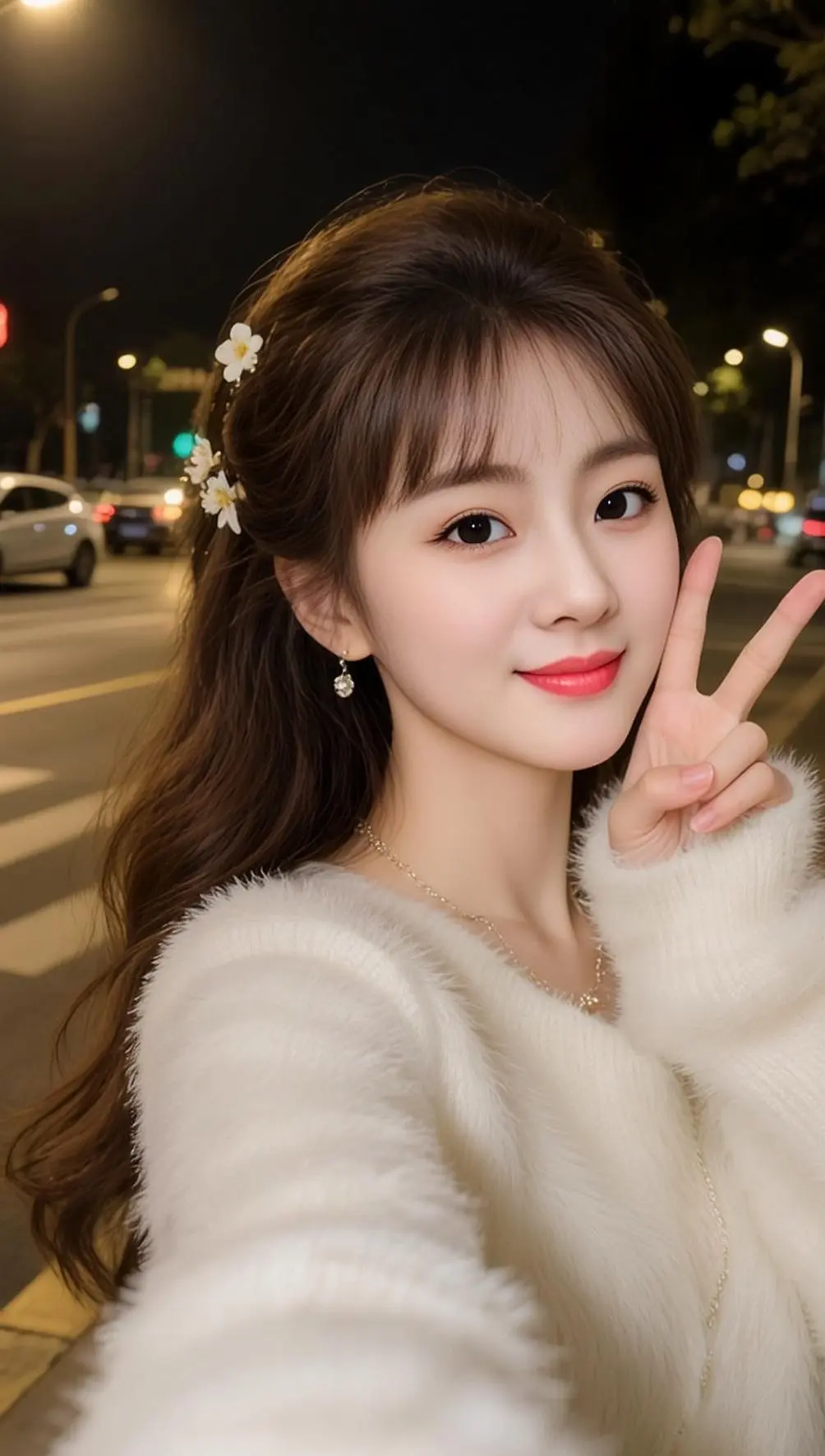 AI毛绒夜自拍 ai创作