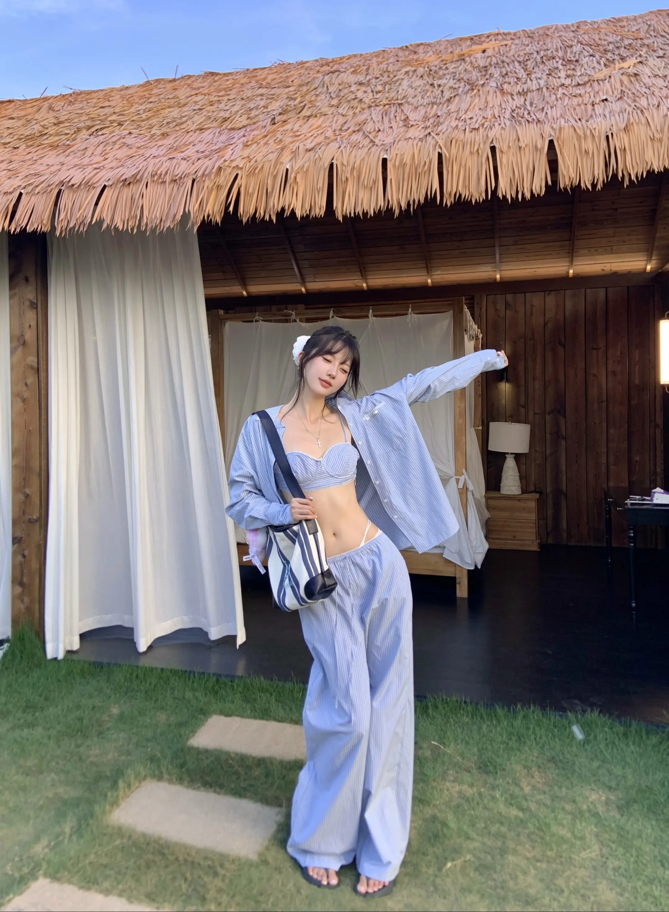 summer vibe ☀️。正常度假穿搭～