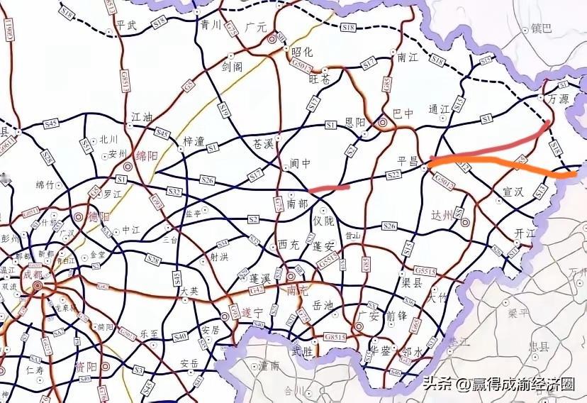 要是平仪高速能够顺接绵南高速和平万（平万宣城）就更好了，与S1/S2高速平行和S