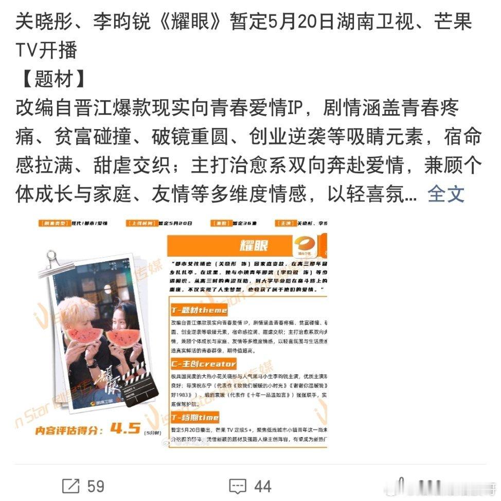 四月就这样吧 5月期待耀眼期待邢武 