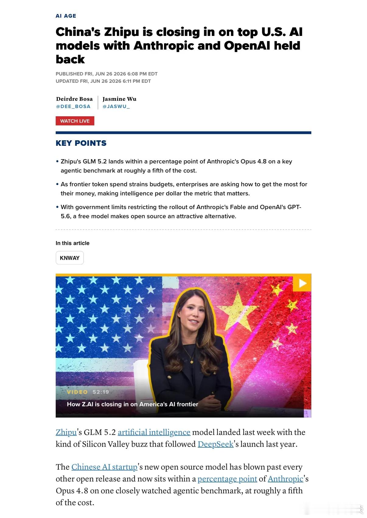 【中国迎头赶上——美国是否一直把精力放在了错误的事情上？】[作者加里·马库斯 ：