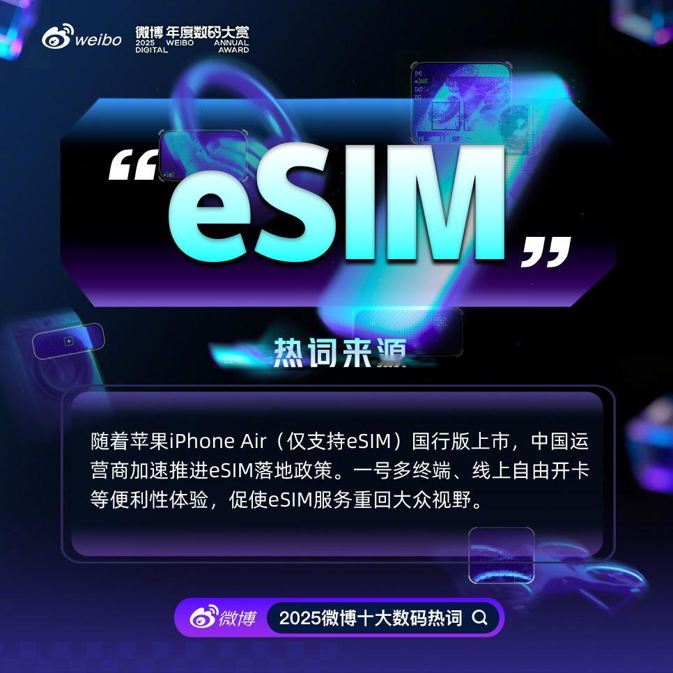 2025微博十大数码热词 这一年用新机，最大的感觉是“不折腾”了。大环境让换新品
