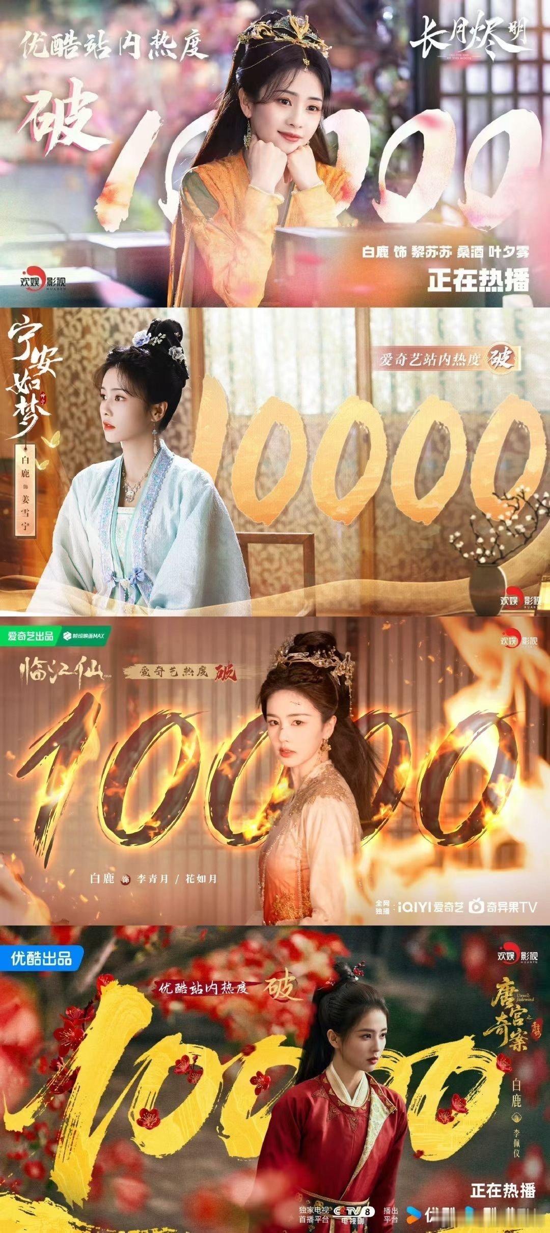 白鹿出道10年17个最出圈的剧集和角色，你最喜欢哪一个？2017  大王不容易 