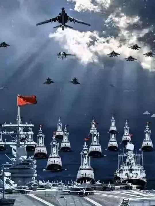 现在各国可是不敢轻易和中国作对了。

美国看见中国的活动，都开始赶紧整顿军队了。