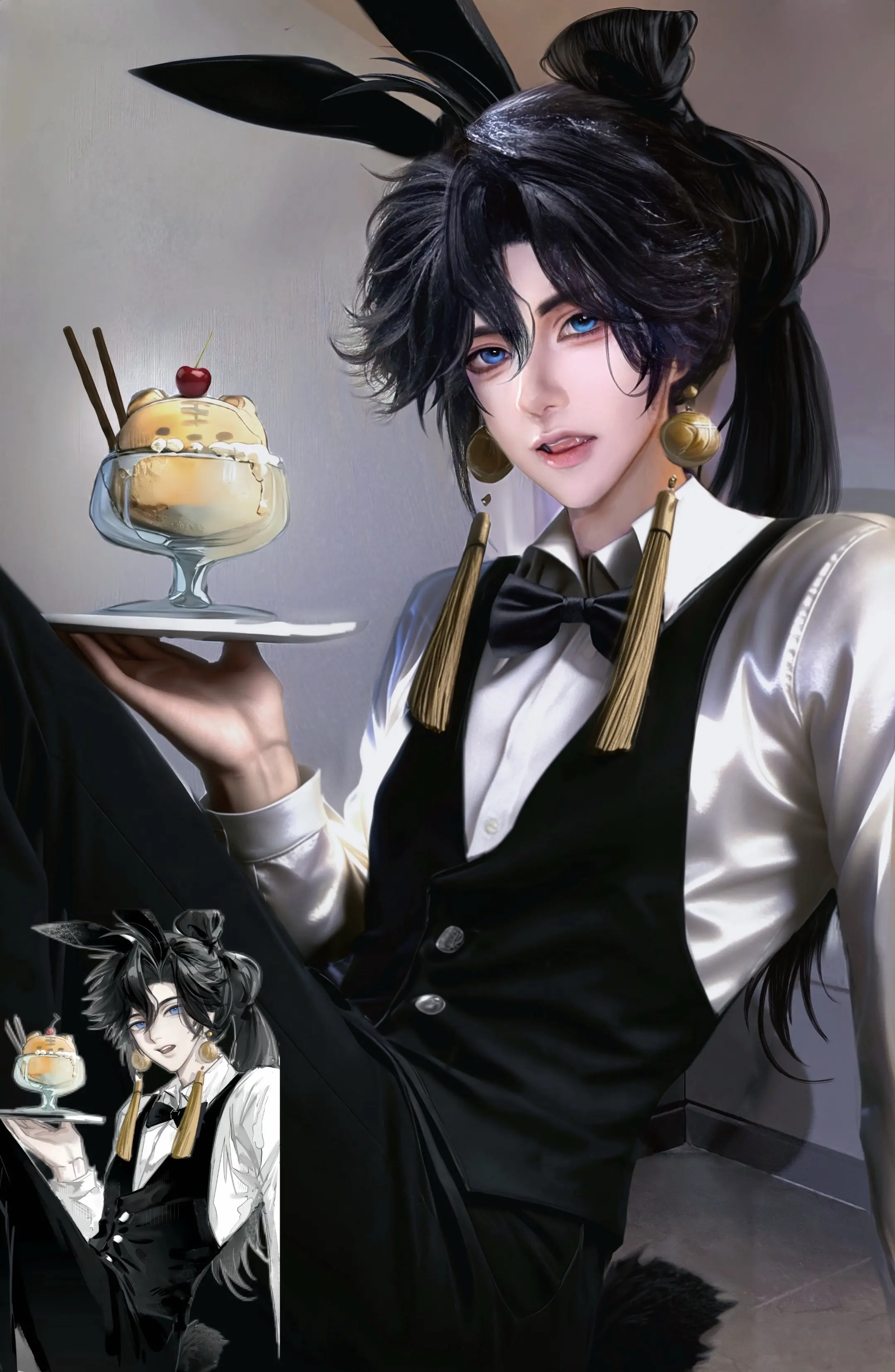 很不高兴为你服务。     作者：  （麻烦关注一下我女神的图 超级牛）
