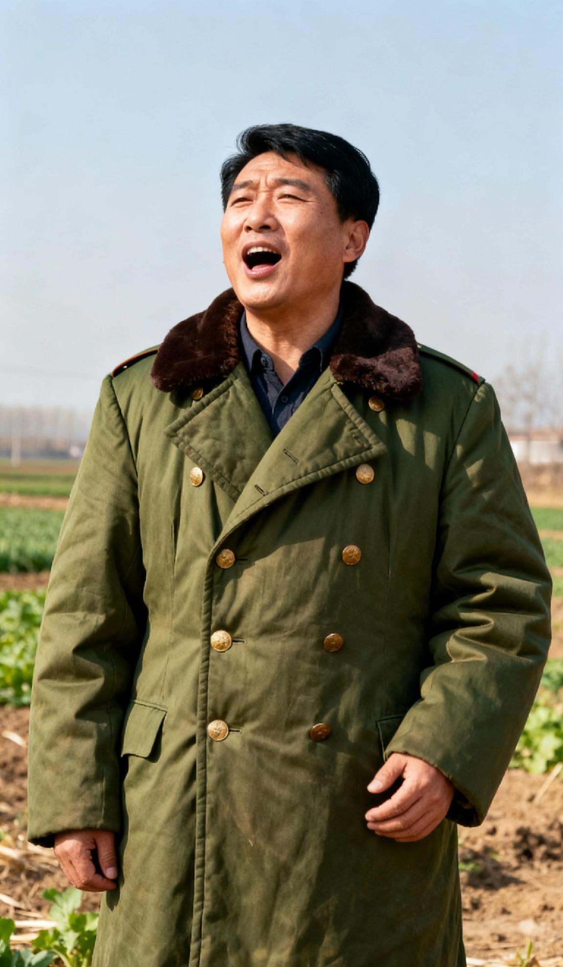 大衣哥是怎么火的你知道吗山东农民朱之文，凭一件军大衣、一曲《滚滚长江东逝水》惊艳