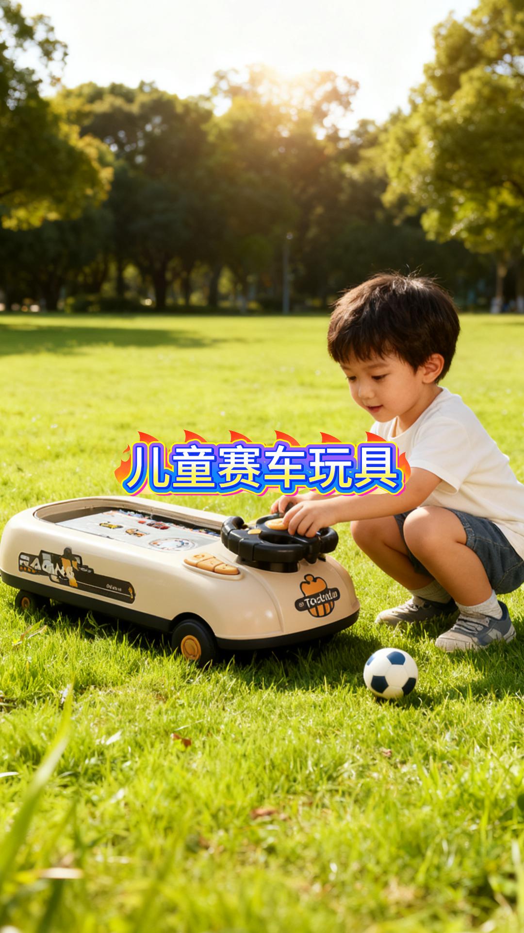 儿童赛车玩具。