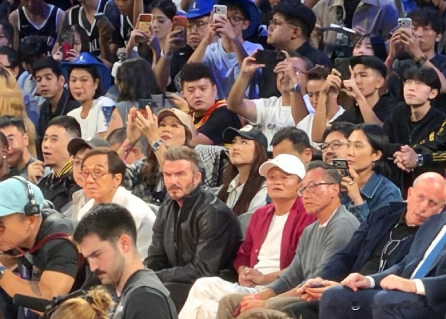 瘦死的骆驼比马大，

澳门举办NBA中国赛，马云也去捧场！

这次他不仅坐在了前