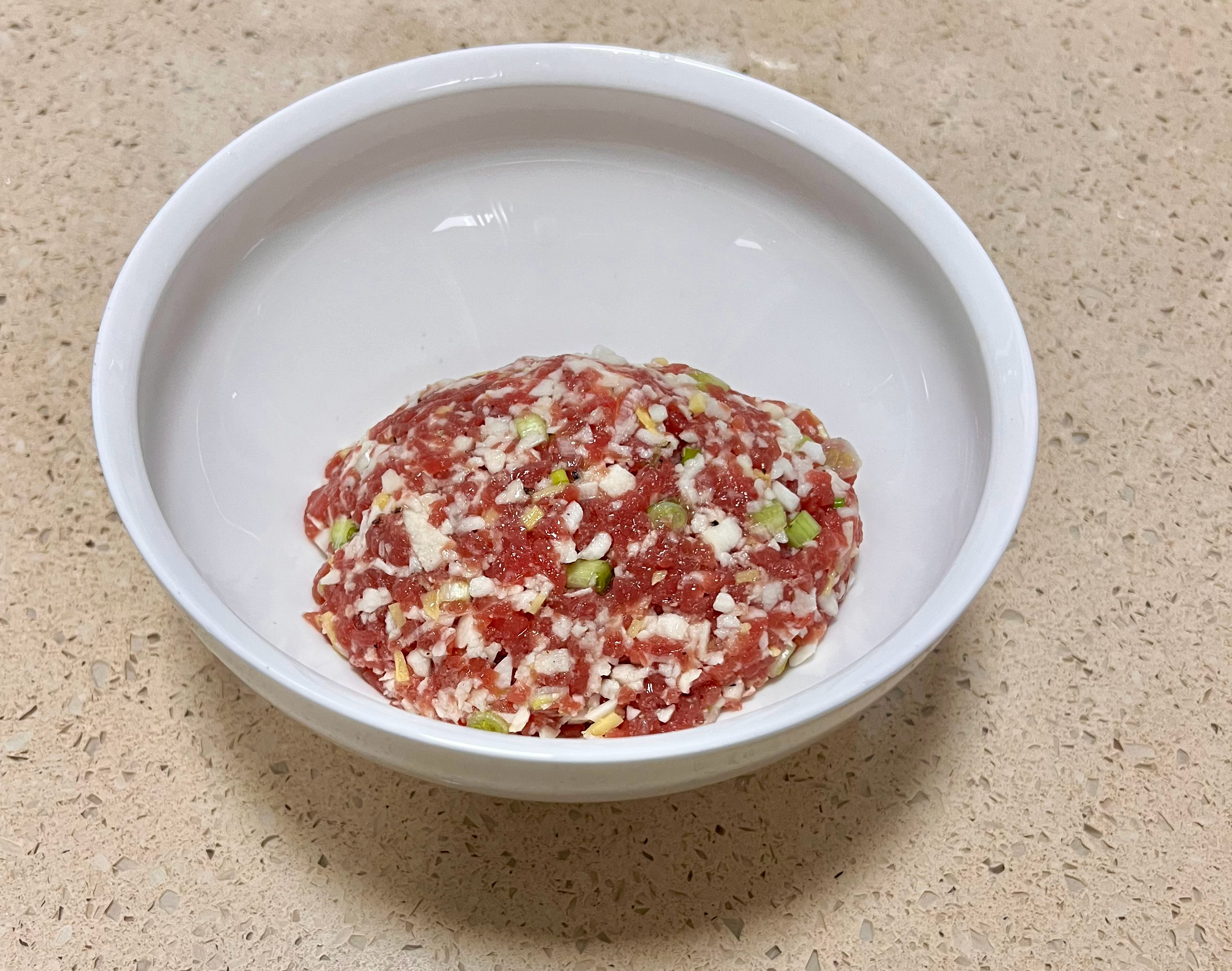 牛肉 山药 葱花 姜 黑胡椒海盐 洋葱粉 排骨汤 🥚 ​​​