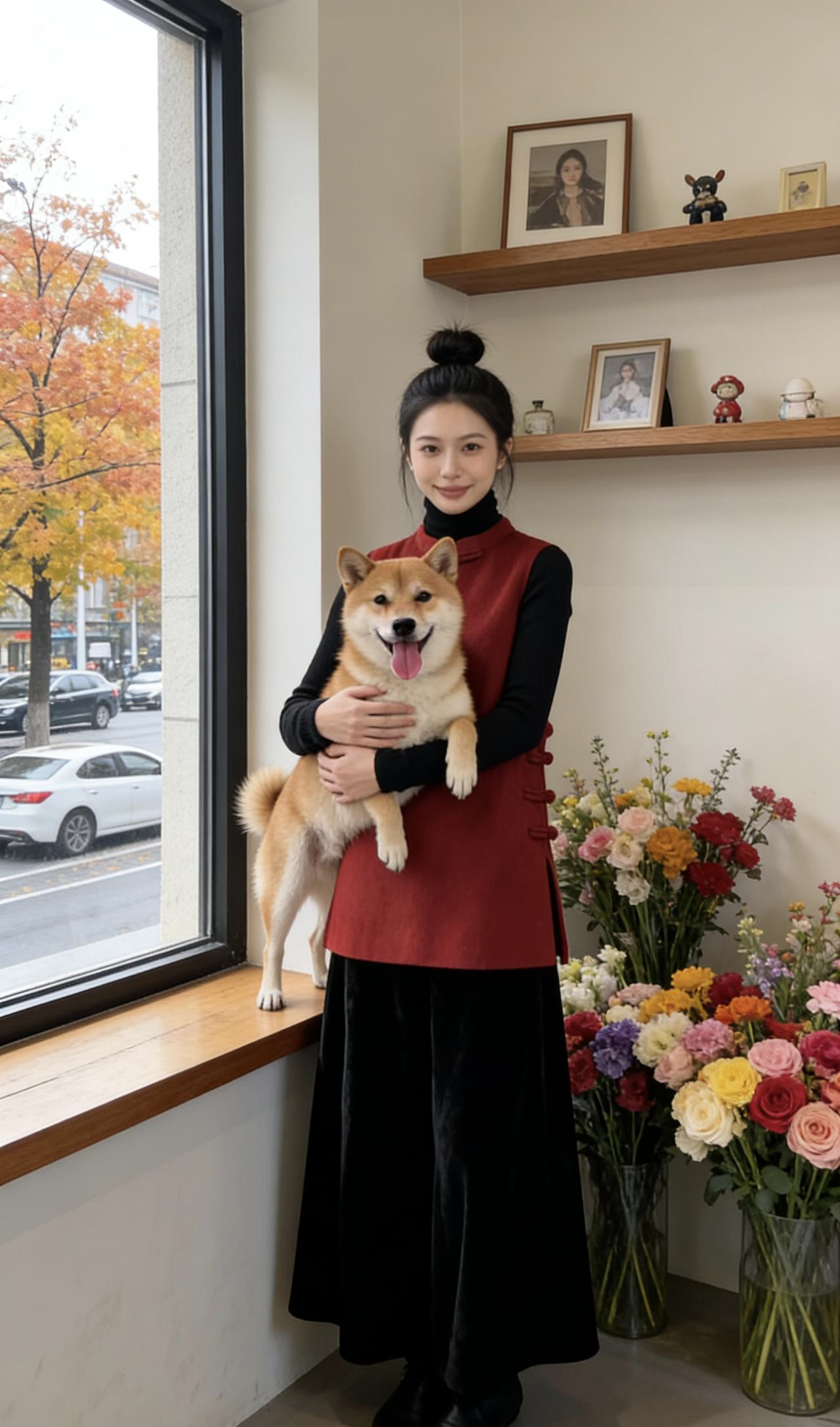 秋冬马甲打底半裙