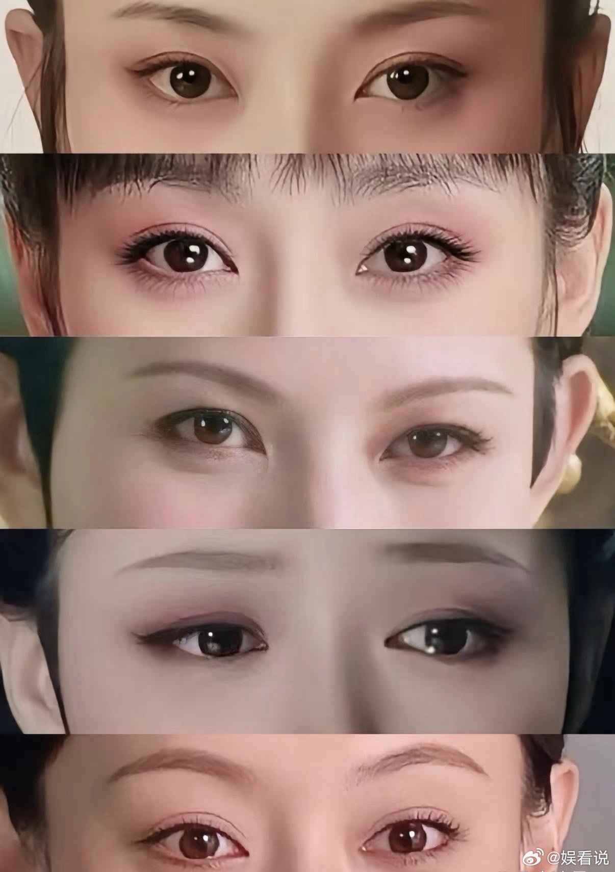 单看眼睛，竟然是安陵容最美。 