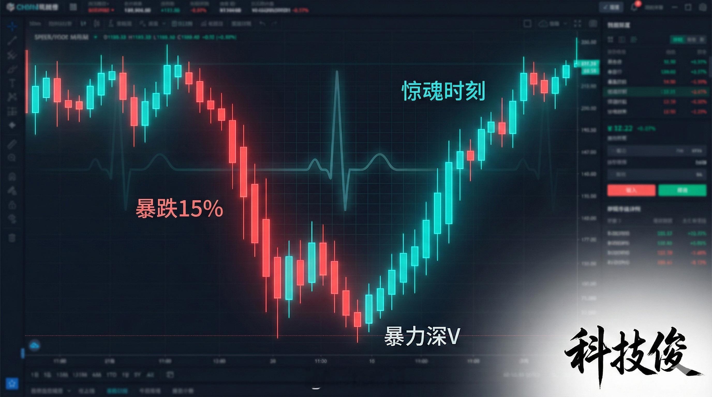 金银V型反转我还以为看花眼了，白银盘中一度暴跌超过15%，我还以为看花眼了，结果