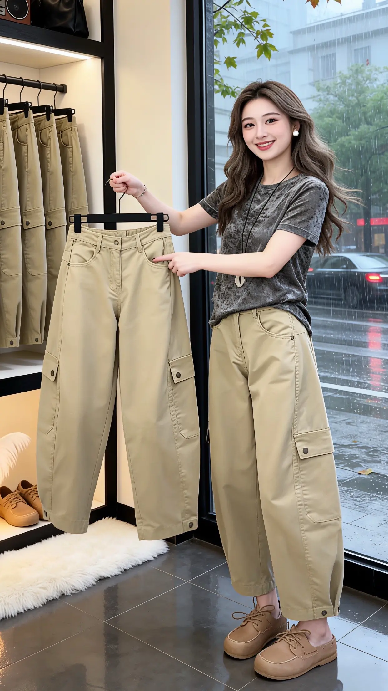 时髦不费力的夏日穿搭思路 百搭神裤人手一条 高颜值炸街女工装裤 显瘦显...