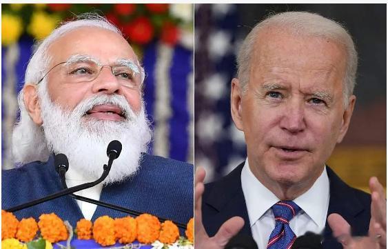 美国总统拜登和印度总理莫迪发表联合声明，宣布支持乌克兰领土完整。
访问华盛顿的印