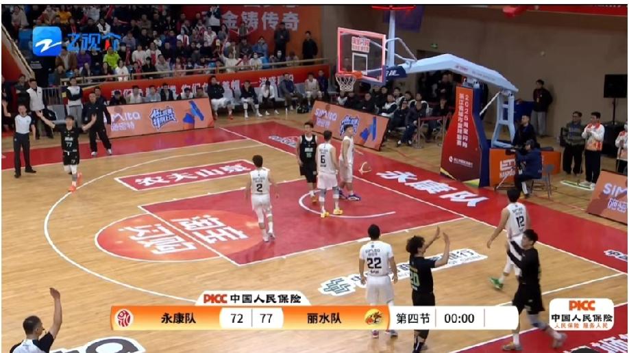 丽水再一次把永康队打回原形。
就在刚刚，丽水客场77:72击败永康，报了上次主场