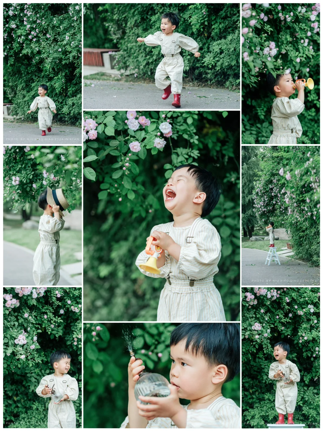 我对儿子说：“没有你，我不会成为摄影师。”